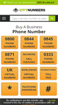 Mobile Screenshot of citynumbers.co.uk